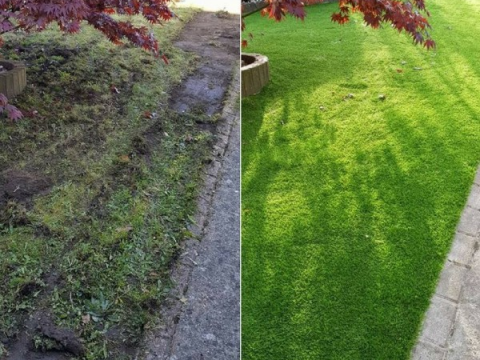 Artificial Grass installation by Wonderlawn3