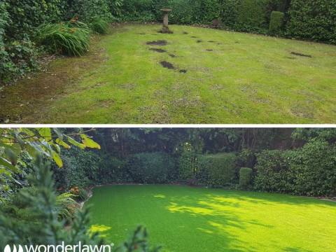 Artificial Grass installation by Wonderlawn5